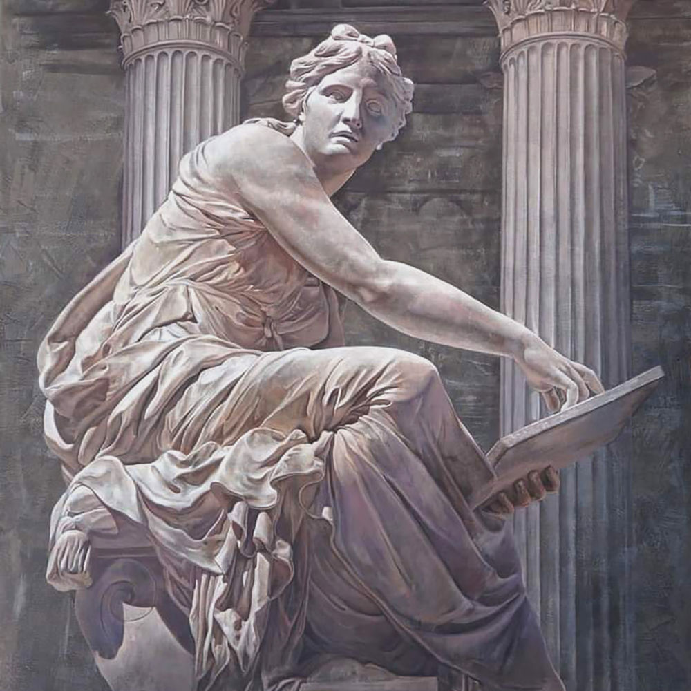 Estatua antigua Grecia - Sebastian Chelia