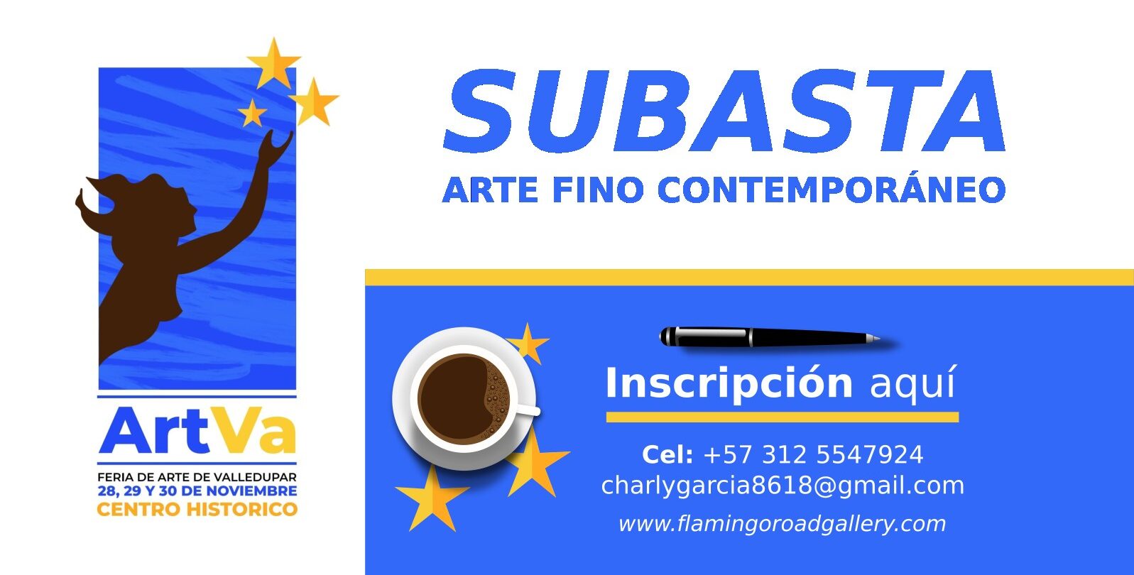 Subasta arte online Artva