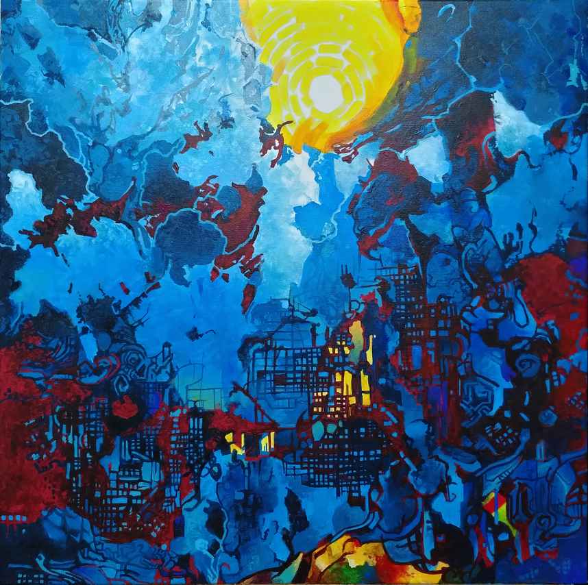 Noche abstracta - Decolor Feroz