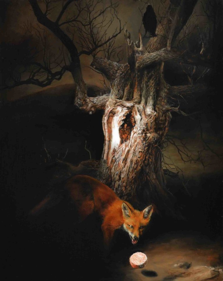 Le renard devant l’arbre - Hervé Bonsard